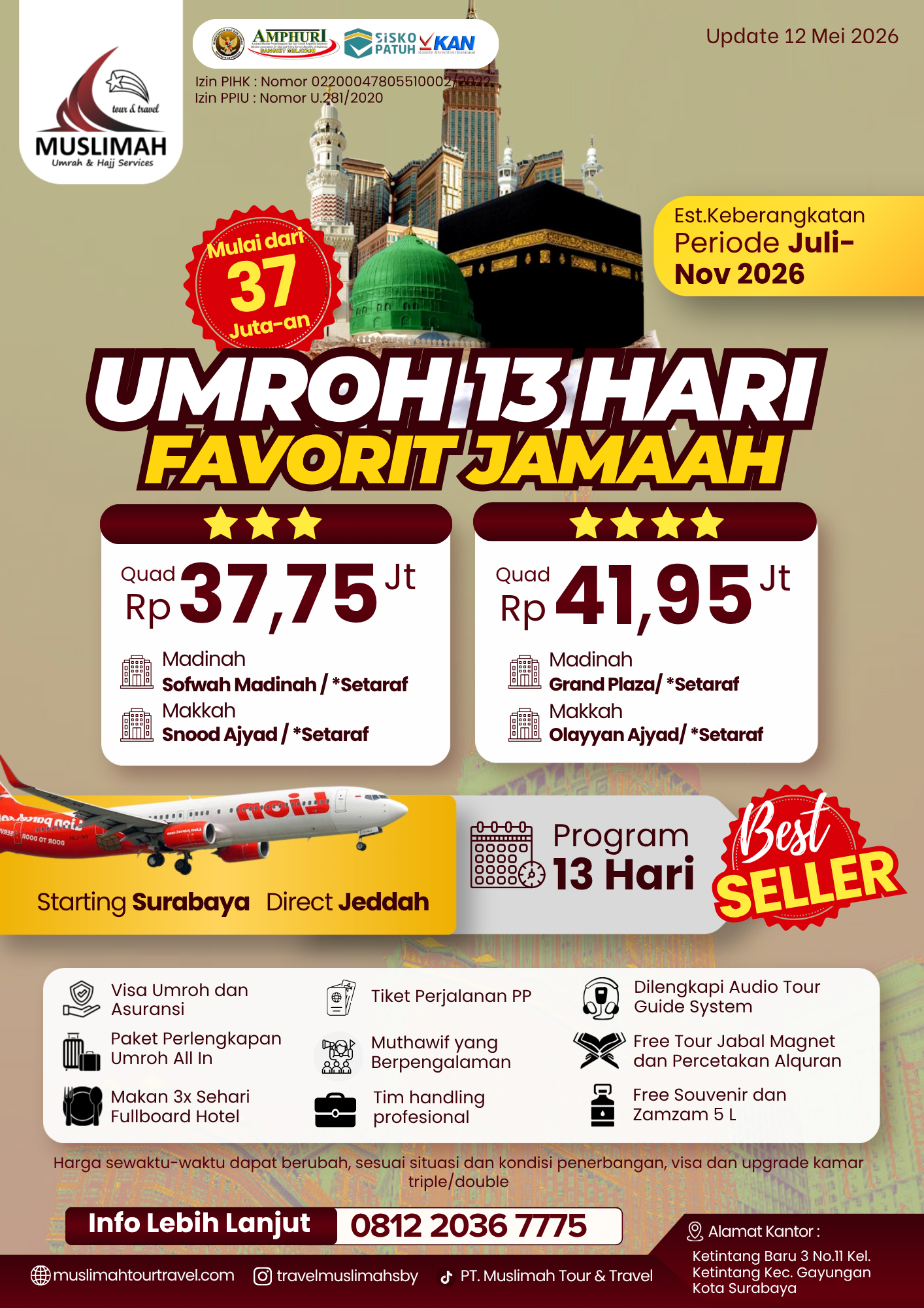 Umroh 13 Hari Favorit Jamaah